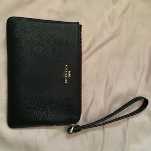 Coach Corner Zip Wristlet